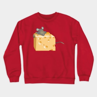 Cheese and Mouse Crewneck Sweatshirt